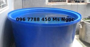 Bồn nhựa tròn 1000 lít nuôi cá giá rẻ toàn quốc