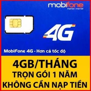Sim 4G Mobifone miễn phí 1 năm khong nạp tiền
