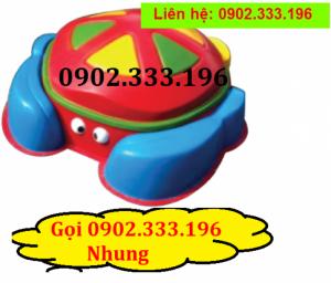 Bể chơi cát nước con cua, khu chơi cát con rùa, bồn cát giá rẻ