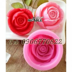 Khuôn silicon hoa hồng búp - Mã số 176