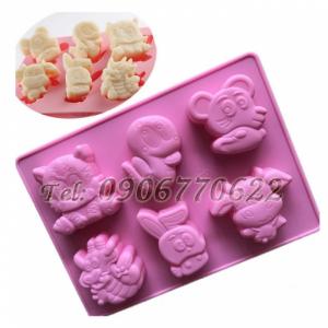 Bộ 2 khuôn silicon 12 con giáp cung hoàng đạo