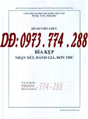 Bìa kẹp nghị quyết, quyết định về nhân sự theo thông tư số 07/2019/TT-BNV ngày 01/6/2019