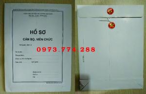 Bì - Túi - Vỏ - Bìa đựng hồ sơ viên chức theo thông tư số 07/2019/TT-BNV ngày 01/6/2019 của Bộ Nội vụ