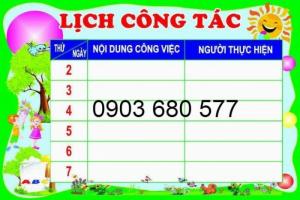 Cung cấp bảng hiệu, bảng tuyên truyền cho trường lớp mẫu giáo, mầm non