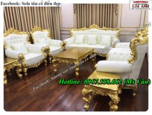 Mê mẫn top 20 mẫu sofa tân cổ điển sang chảnh giá rẻ tại xưởng sản xuất