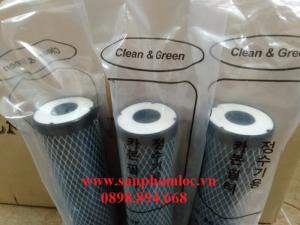 Lõi lọc than hoạt tính Clean & Green Hàn Quốc 10 inch lọc nước tinh khiết