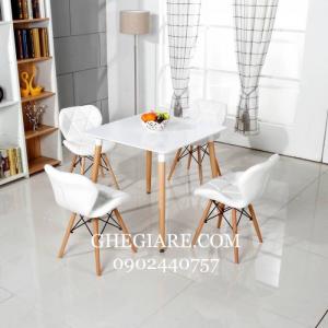 GHẾ EAMES CAO CẤP - GHẾ BÀN PHẤN - GHẾ LÀM VIỆC - MẶT NỆM HỌA TIẾTTAM GIÁC