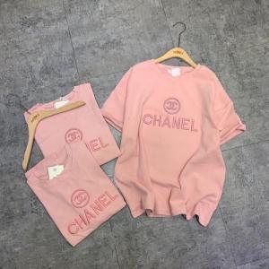 Áo phông nữ thêu chữ CN thời trang