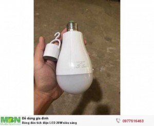 Bóng đèn tích điện LED 20W siêu sáng