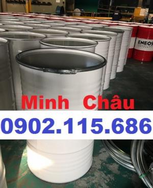 Thùng phuy sắt 220l, thùng phuy sắt nắp mở, thùng phuy sắt mới, thùng phuy sắt có đai khóa, thùng phuy sắt giá rẻ,