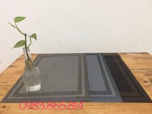 Tấm lót bàn ăn, tấm lót đĩa, tấm trải bàn, tấm nhựa trải bàn pvc, place mat, platmat, table mat,
