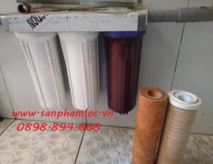 Bộ ba cốc lọc nước sinh hoạt nhựa PP 10 inch