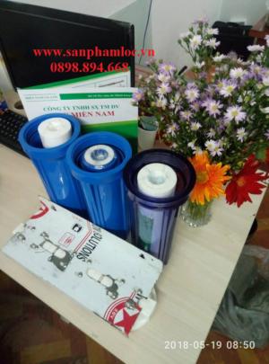 Bộ ba cốc lọc nước sinh hoạt nhựa PP 10 inch