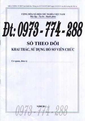 Sổ đăng ký hồ sơ viên chức