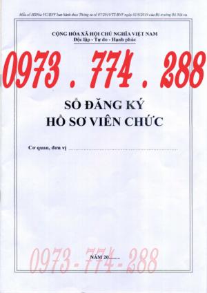 Bán sổ giao nhận hồ sơ viên chức (mẫu số HS08b)