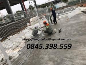 Đang lắp đặt hàng rào