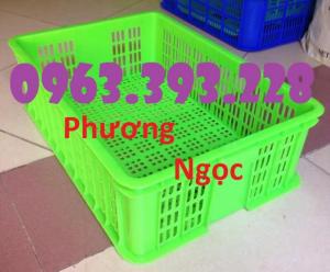 Sọt nhựa đựng trái cây, sóng nhựa HS019, sọt nhựa công nghiệp