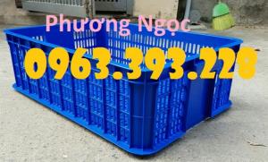 Sọt nhựa đựng trái cây, sóng nhựa HS019, sọt nhựa công nghiệp