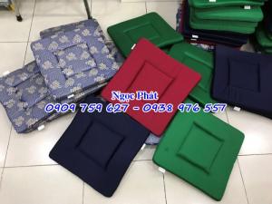 Nệm ngồi bệt 38x38x3cm. Nệm ngồi phong cách Nhật.