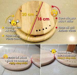 Cách phân biệt Cũi 3d không đạt chuẩn xuất khẩu: chân để tròn không bo tròn cạnh viền xung quanh và mỏng/nhỏ hơn
