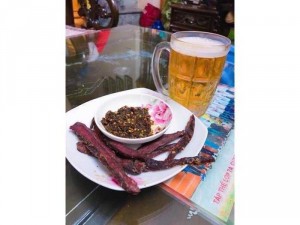 Thịt trâu gác bếp Sơn La