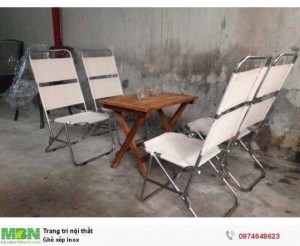 Ghế xếp inox