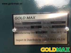 Máy cuốn rơm GoldMax nhập khẩu chất lượng giá tốt