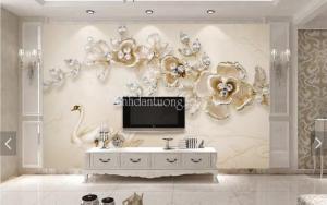 tranh dán tường 3d ngọc bích GB89