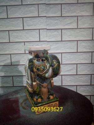 đôn voi xưa cao 25 cm