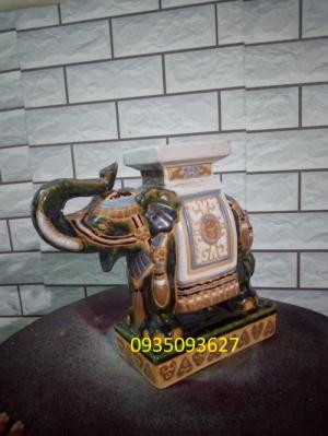 đôn voi xưa cao 25 cm