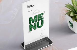 Kệ menu để bàn