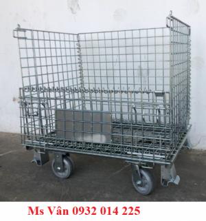 Cơ khí - Máy móc Thiết bị sản xuất Lồng sắt có bánh xe
