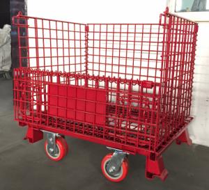 Lồng lưới sơn tĩnh điện màu đỏ