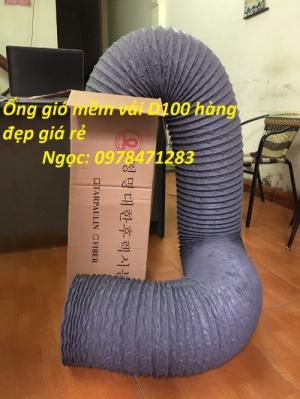 Ống gió mềm vải Tapaulin, Fiber D250 giá rẻ