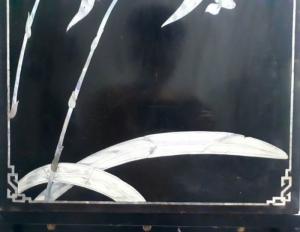 Tranh sơn mài cẩn ốc chìm xưa kích thước 40x60cm