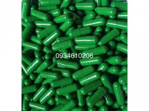 1000 vỏ nang gelatin rỗng size 0 hàng đạt chuẩn màu xanh lá
