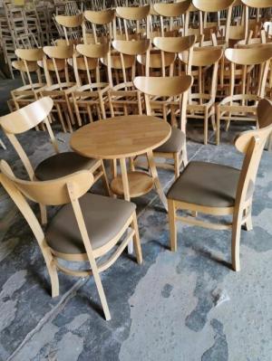 bàn ghế cafe gỗ cabin giá rẻ