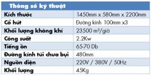 máy hút bụi 2 túi vải tphcm