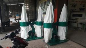 Máy hút bụi 2 túi vải công nghiệp di động cho xưởng gỗ tại tphcm