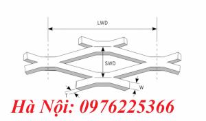 Lưới dập giãn làm trang trí, lưới bảo vệ máy, lưới làm sàn thao tác