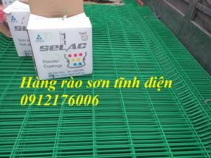 Hàng rào lưới thép hàn D5 a 50x150 mạ kẽm sơn tĩnh điện giá tốt tại Hà Nội