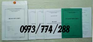 Đặt in nguyên bộ hồ sơ cán bộ viên chức - Mẫu HS09a mới nhất