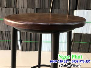 Ghế cafe bar. Ghế cafe, ghế quầy bar chân sắt. Bàn Ghế Cafe Ngọc Phát.