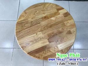 Bàn trà. Bàn cafe gỗ. Bàn tròn. Bàn cafe giá rẻ. Ghế cafe - Nệm ngồi Ngọc Phát.