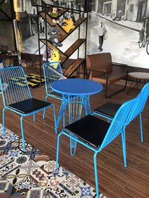Ghế sắt sơn tính điện giá tại xưởng sản xuất (Bàn Ghế cafe đẹp Quang Đại)