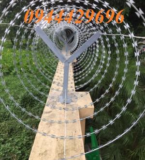 Dây gai dao ĐK 35cm, 45cm, 60cm ,80cm, 90cm sẵn kho giao nhanh