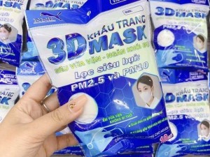 Hộp 10c khẩu trang 3D kháng khuẩn