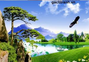tranh gạch men 3d HK98