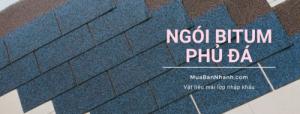 Ngói nhựa đường phủ đá thay thế ngói tru