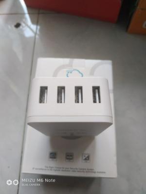 Sạc Điện Thoại Orico 4 Cổng Usb 2.4A 20W - Có Ổ Cắm Điện 2500W